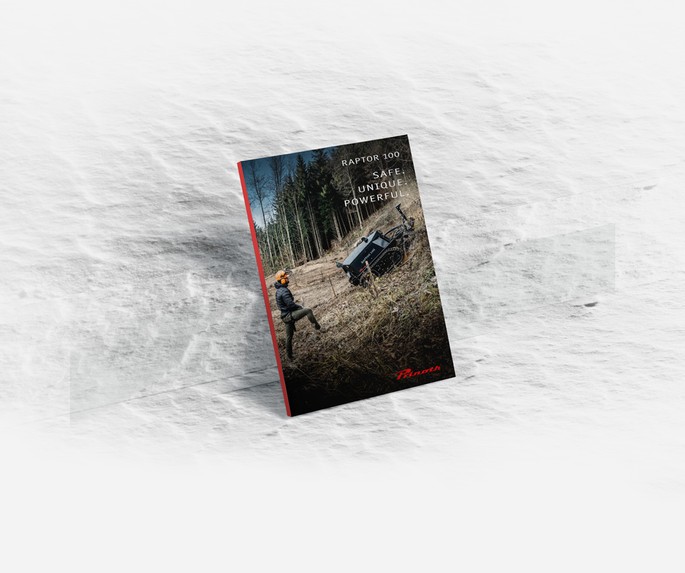 Remote-controlled vehicle Raptor 100 - Prinoth