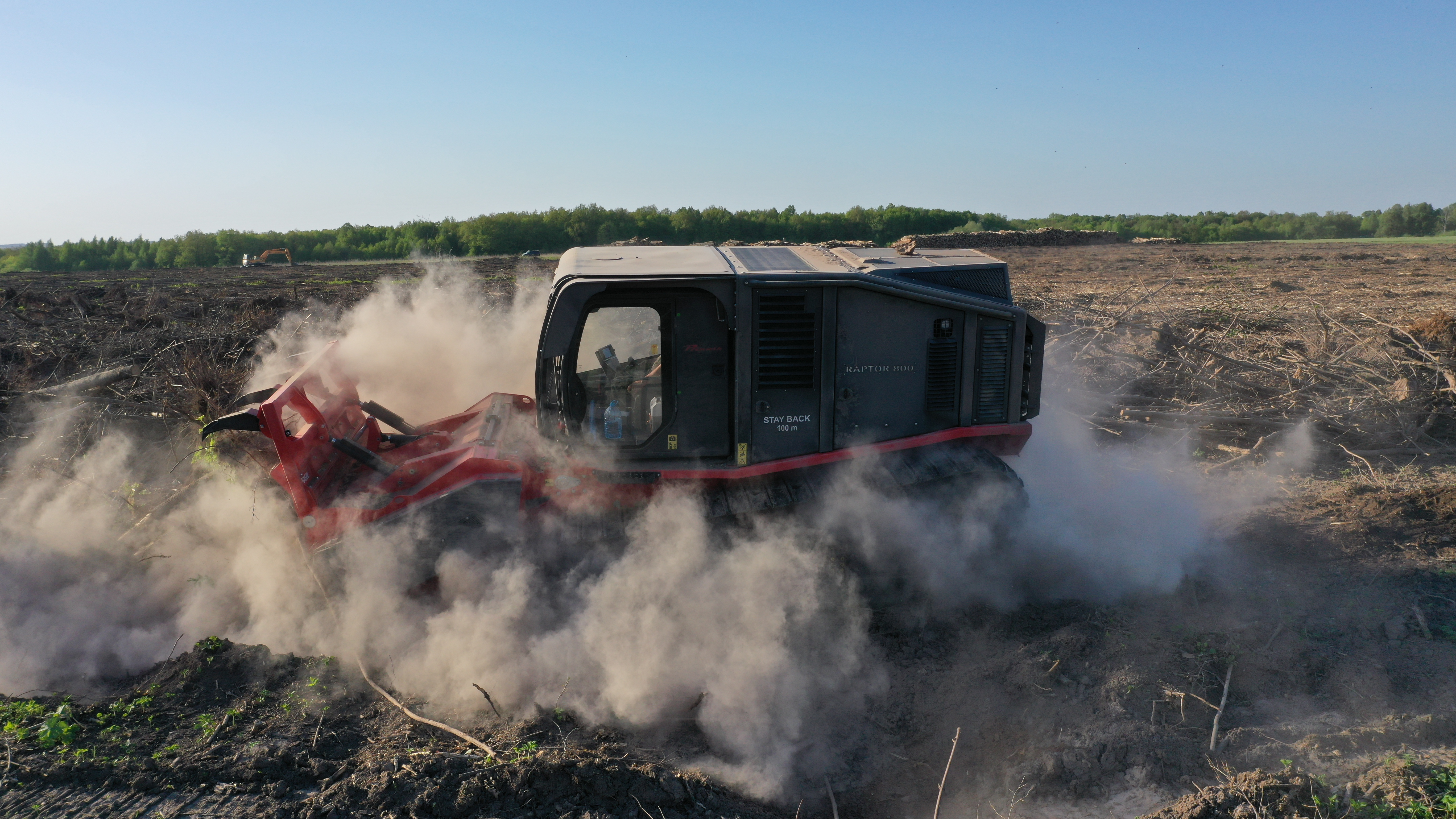 Raptor 800 Forestry Mulching Carrier Vehicle - Prinoth