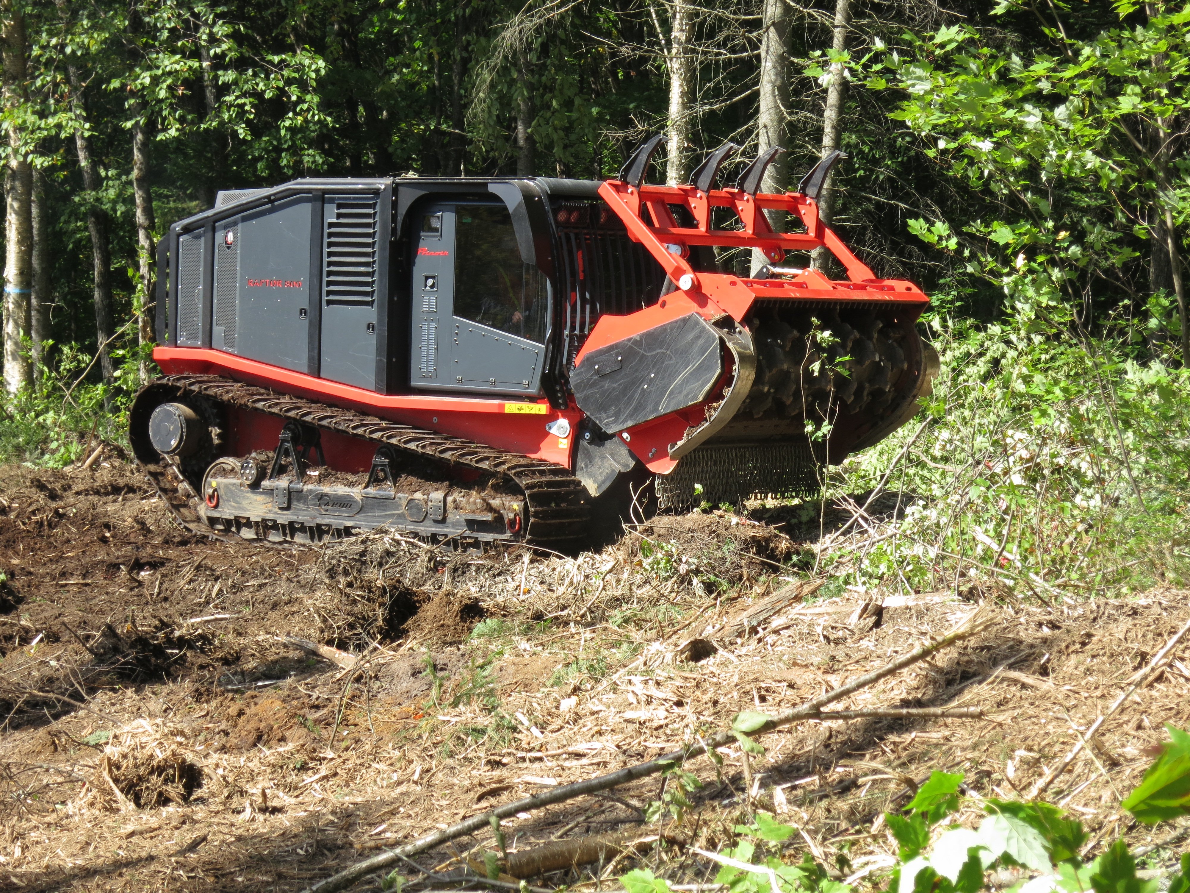 Raptor 800 Forestry Mulching Carrier Vehicle - Prinoth